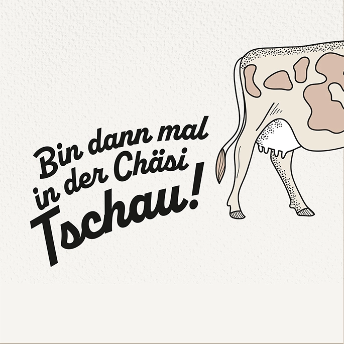 Typodesign und Textkonzept der Bruelisauer Käse AG